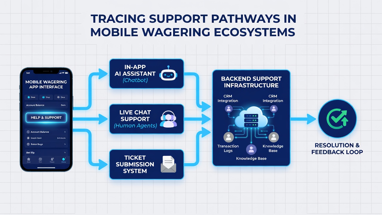 Detailed view of mobile support dashboard with live chat integration and payment verification tools