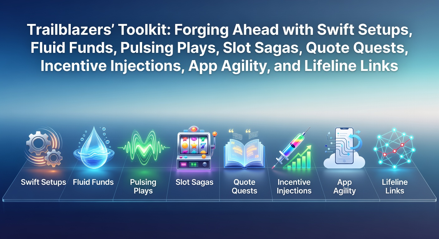 Digital toolkit icons representing swift betting setups, fluid transactions, and live play features in online wagering platforms